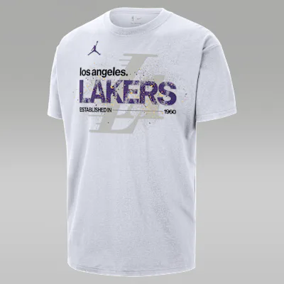 Jordan Los Angeles Lakers Courtside Men's Jordan '85 NBA Statement T-Shirt - White in White – Nike men's and unisex