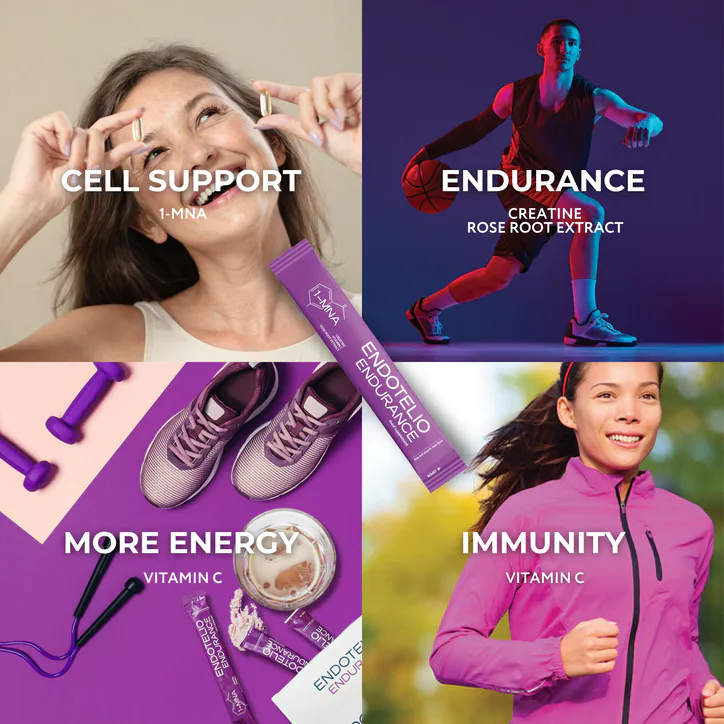 Endotelio Endurance 1MNA 58mg 30 sachets, additional product view 3