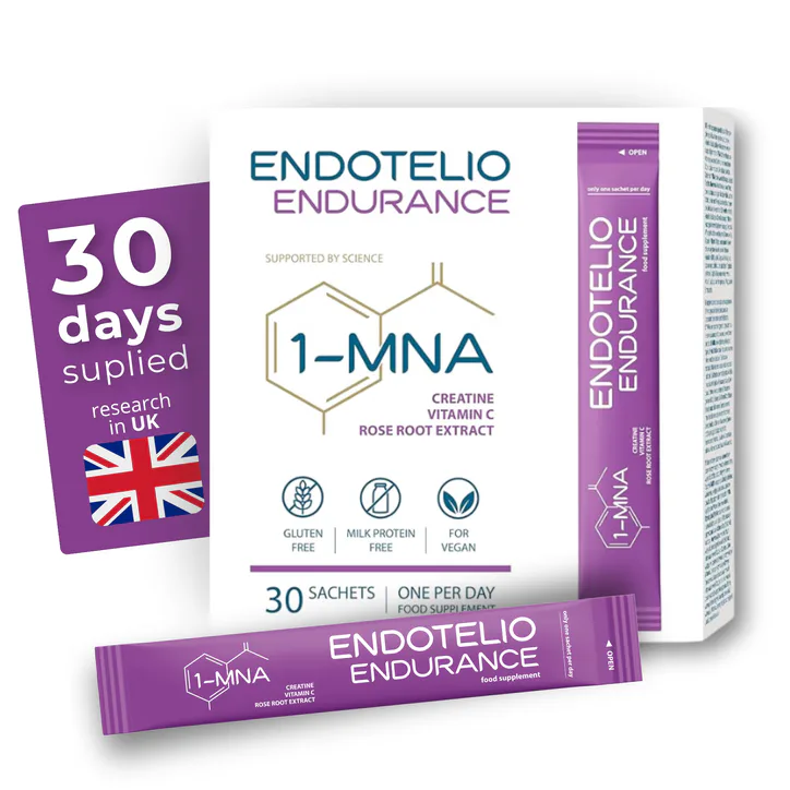 Endotelio Endurance 1MNA 58mg 30 sachets – Vitamins & Supplements