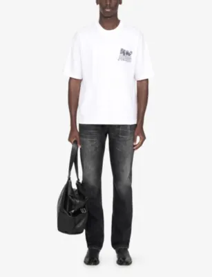 ALLSAINTS Battles Graphic-Print Oversized Cotton T-Shirt detail 2