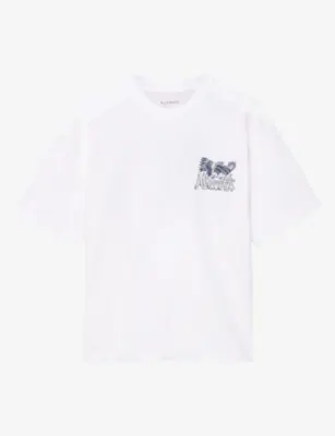 ALLSAINTS Battles Graphic-Print Oversized Cotton T-Shirt