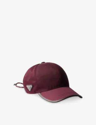 PRADA Speedrock Re-Nylon Baseball Cap - BURGUNDY - XL detail 2