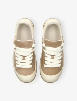 AXEL ARIGATO Squish Suede Trainers - EUR 41 / 7 UK MEN in BEIGE COMB, additional product view 2