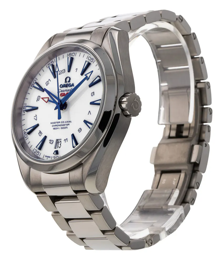 Omega Aqua Terra 150m GMT 231.90.43.22.04.001 — 2015 — Excellent in White Baton, additional product view 2