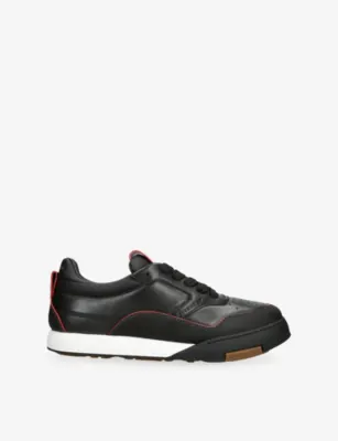 GIVENCHY Yard Court Leather Trainers - EUR 44 / 10 UK MEN in BLACK/COMB – Mens | Trainers | Lace up trainers