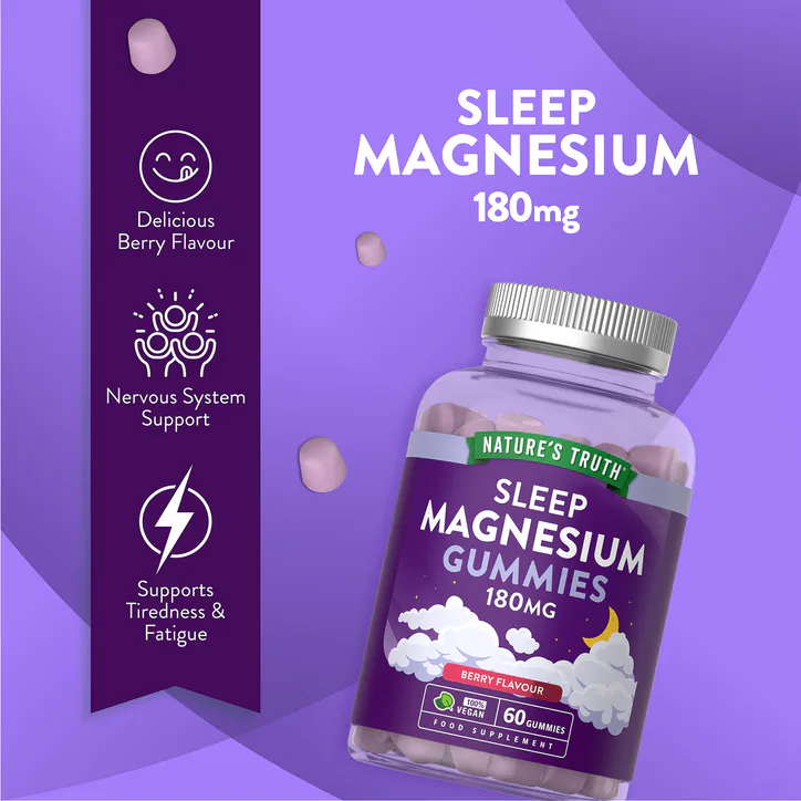 Nature's Truth Magnesium for Sleep - 60 Vegan Gummies detail 3