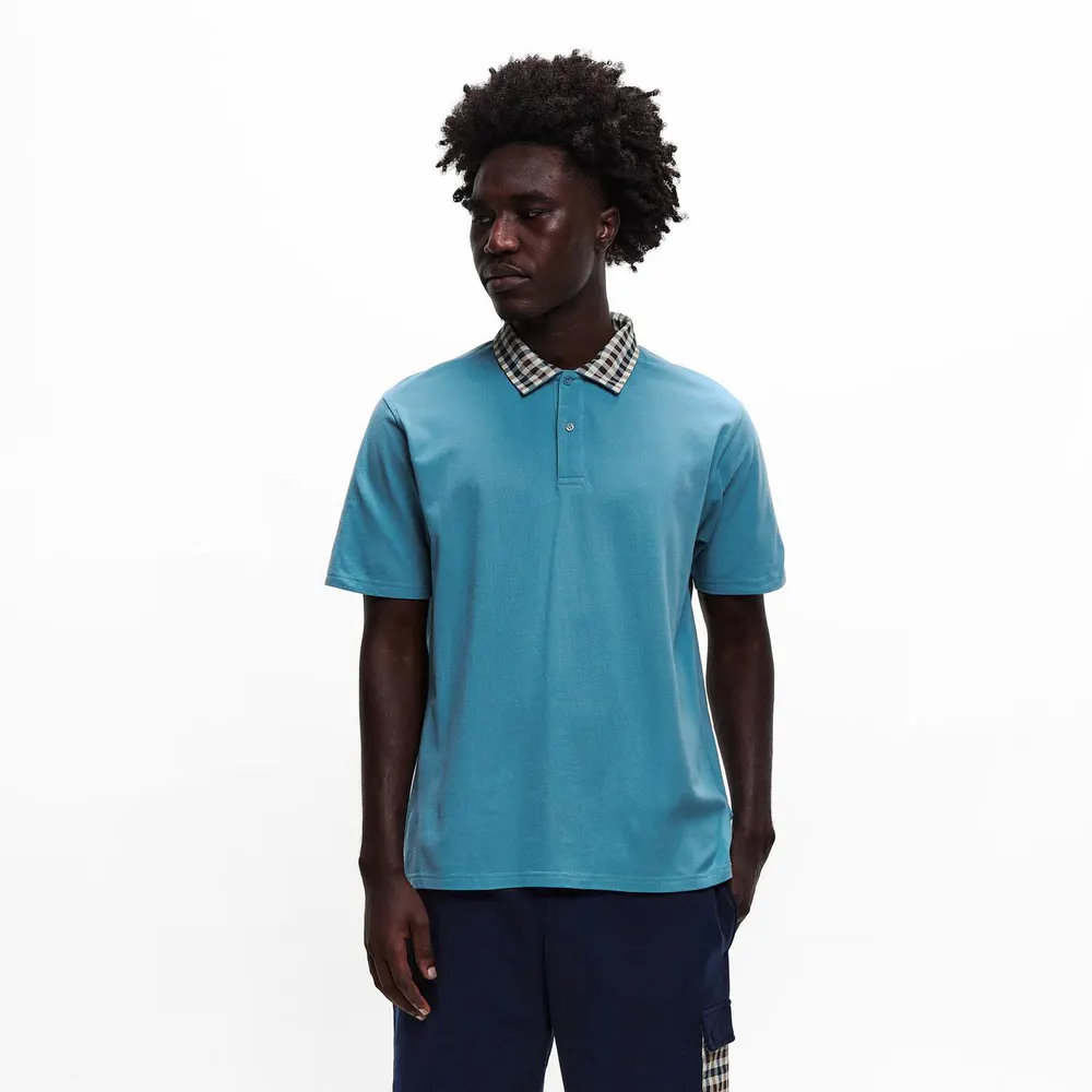Aquascutum Men's Short Sleeve Polo Shirt detail 3
