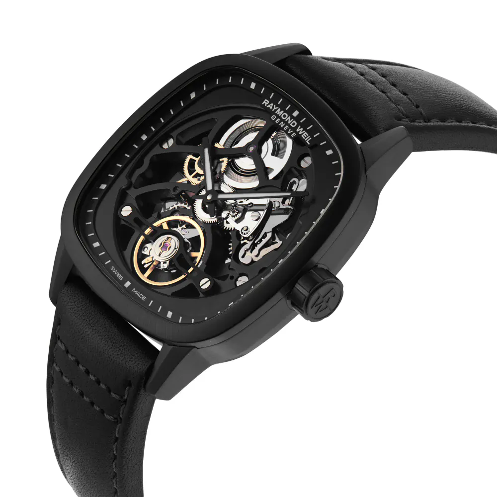 Raymond Weil Freelancer 40mm Limited Edition Mens Watch Black in Black, additional product view 3