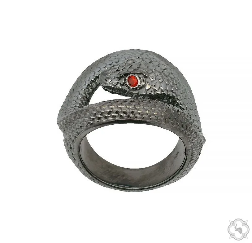 MARYAM - For Him SILVER For Him .925 Silver Snake Ring 70470 in 10 – Ring