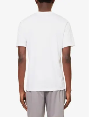 ZIMMERLI Crewneck cotton-jersey T-shirt detail 3