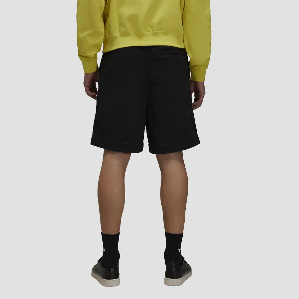 Y3 Men's French Terry Tailored Shorts in Black, additional product view 3