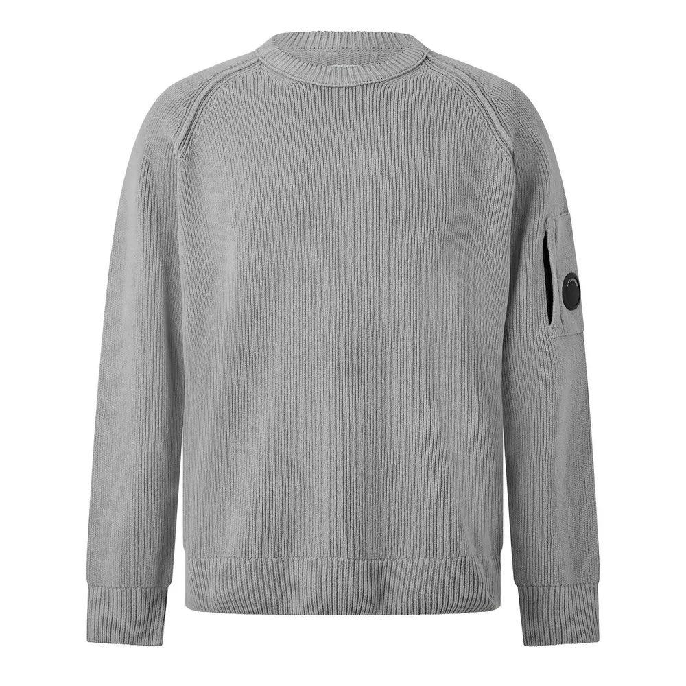CP Company Men's Chenille Cotton Crew-Neck Jumper
