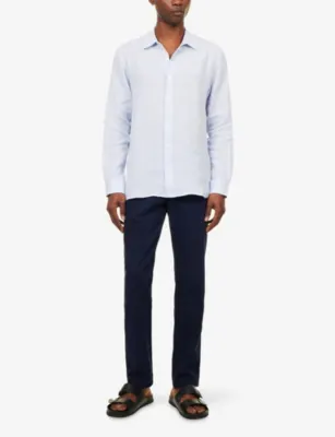 ORLEBAR BROWN Justin Relaxed-Fit Linen Shirt detail 2