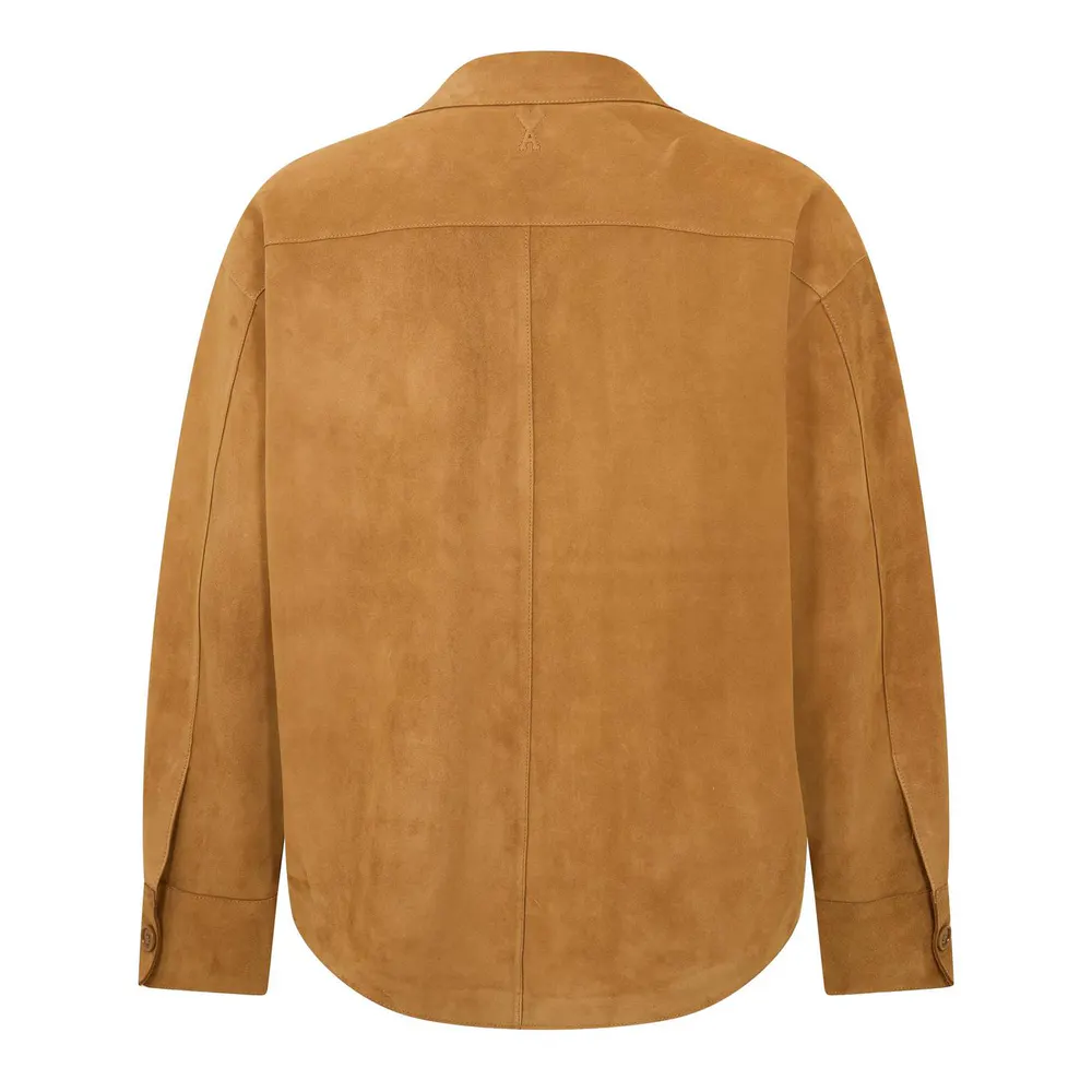 Ami Paris Men's Suede Overshirt detail 2