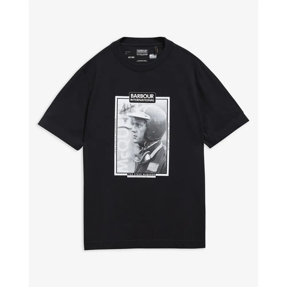 Barbour International Men's Steve McQueen Ramshaw Cotton Short-Sleeve Crew-Neck T-Shirt detail 2