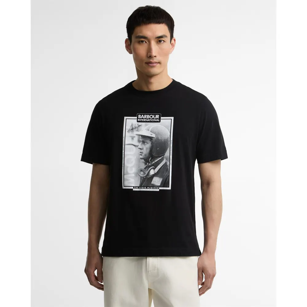 Barbour International Men's Steve McQueen Ramshaw Cotton Short-Sleeve Crew-Neck T-Shirt detail 3