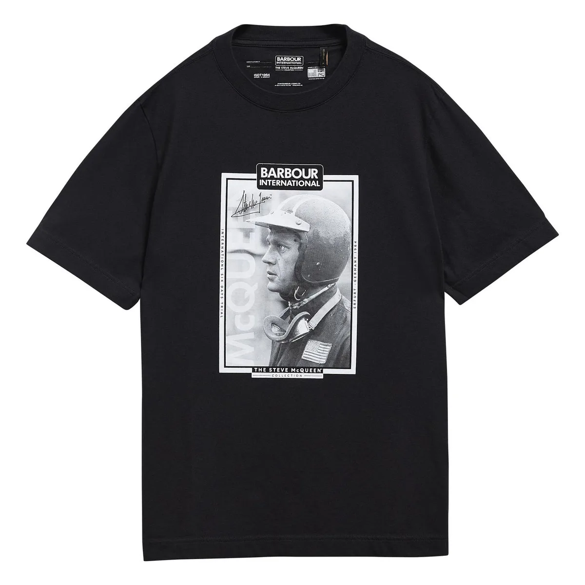 Barbour International Men's Steve McQueen Ramshaw Cotton Short-Sleeve Crew-Neck T-Shirt
