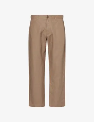 NN07 Aden Straight-Leg Linen Trousers - 34R