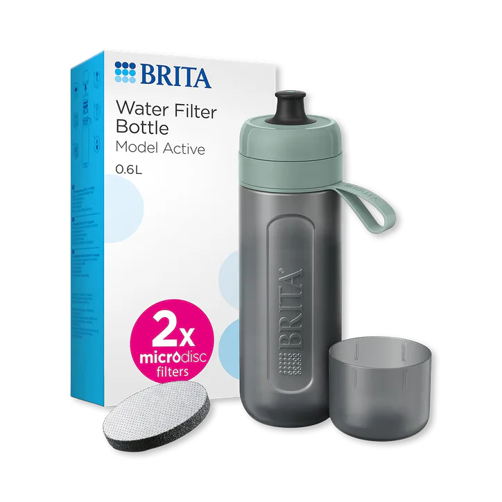 Brita Water Active Filter Bottle Dark Green – Active Nutrition > Sports Accessories > Bottles & Shakers