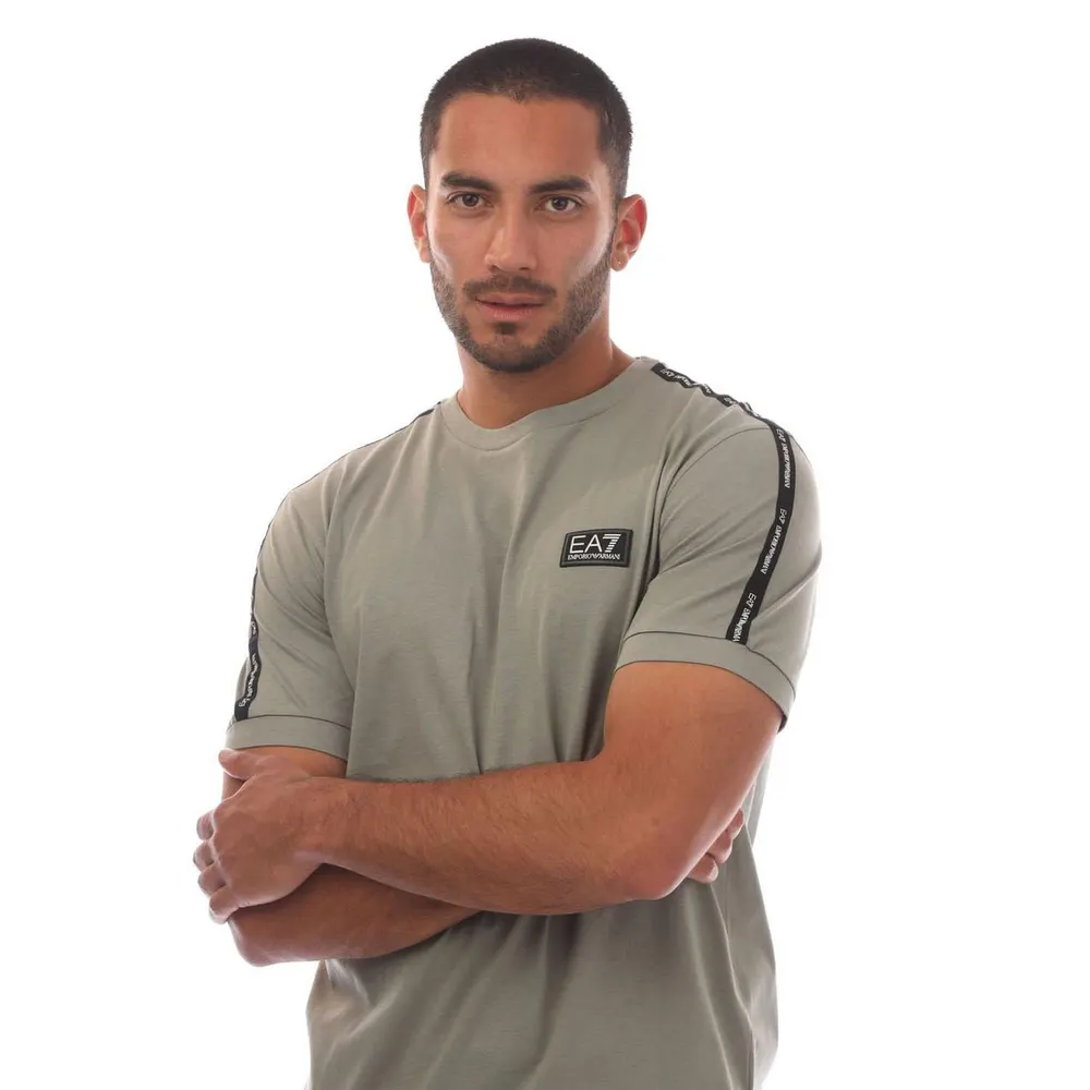 EA7 Logo Tape T-Shirt detail 2