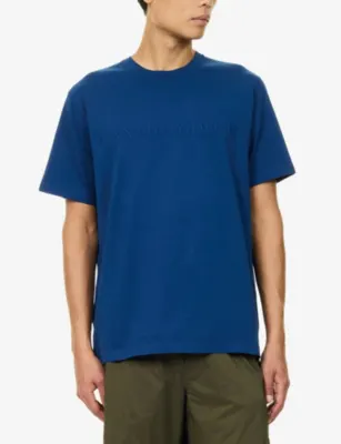 CANADA GOOSE Ocra Logo-Embroidered Cotton T-Shirt detail 3