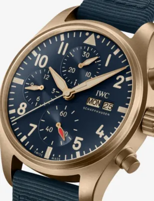 IWC Pilot's Chronograph Bronze Automatic Watch 41mm detail 2