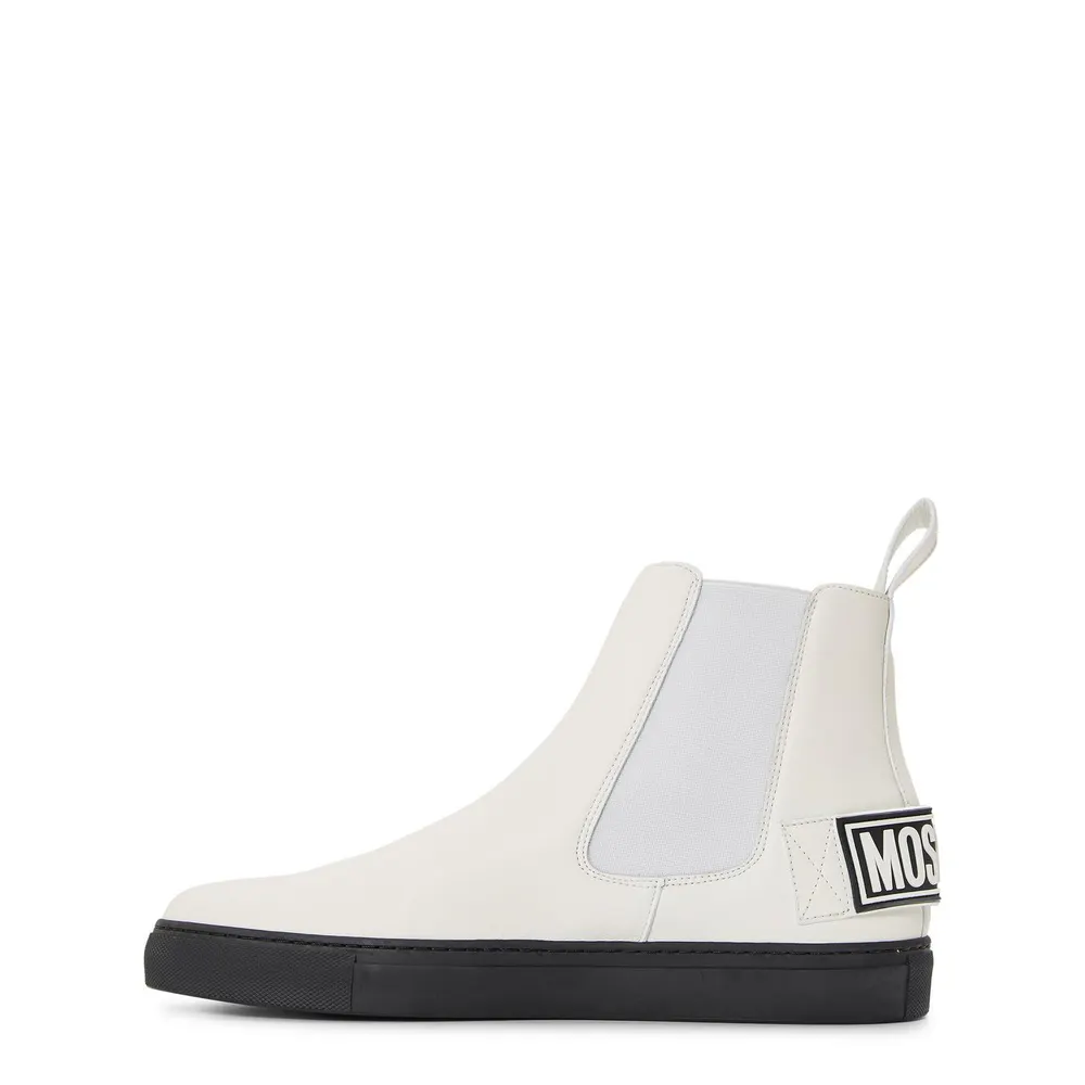 Moschino Men's Flat Ankle Boots detail 2