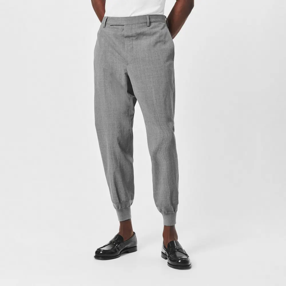 Prada Men's Woven Closed Cuff Joggers detail 3