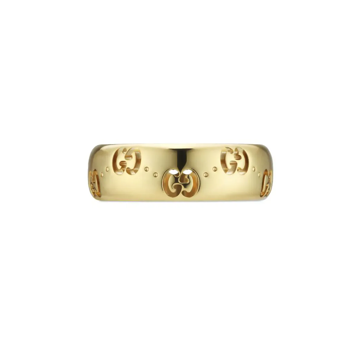 Gucci Icon 18ct Yellow Gold 4mm Ring