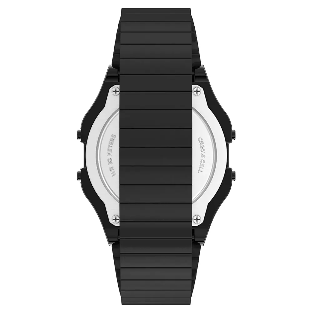 Timex T80 Digital 34mm Unisex Watch Black in Black, additional product view 3