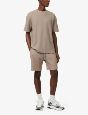 ARNE Relaxed-Fit Waffle Cotton Shorts detail 2
