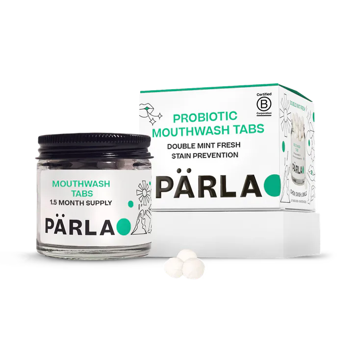 Parla PÄRLA Mouthwash Tabs With Oral Probiotics Mint 45 Tablets
