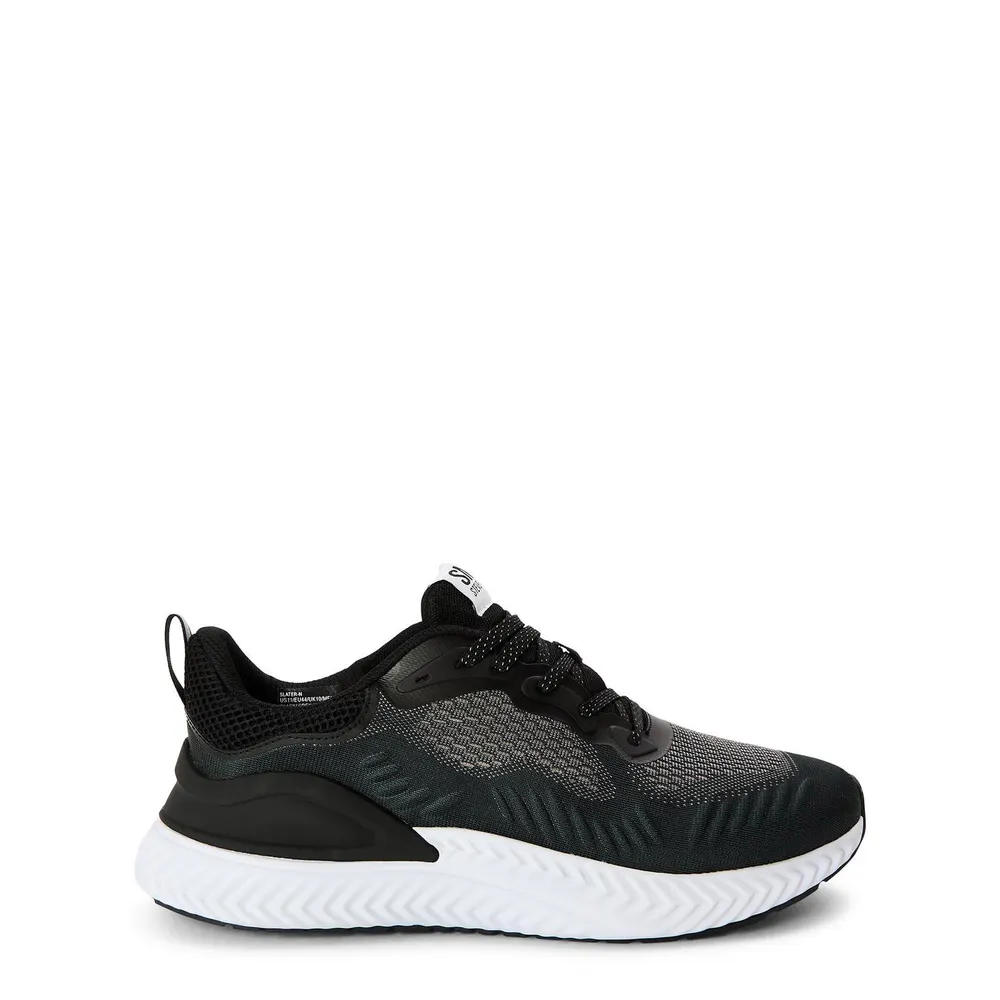Steve Madden Men's Slater N Low-Top Trainers in Black/Grey – Footwear