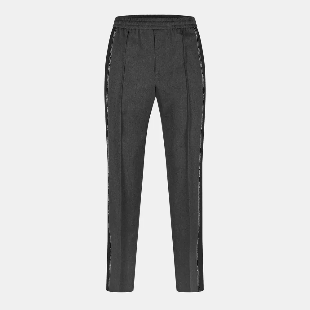 Gucci Logo Wool Trousers