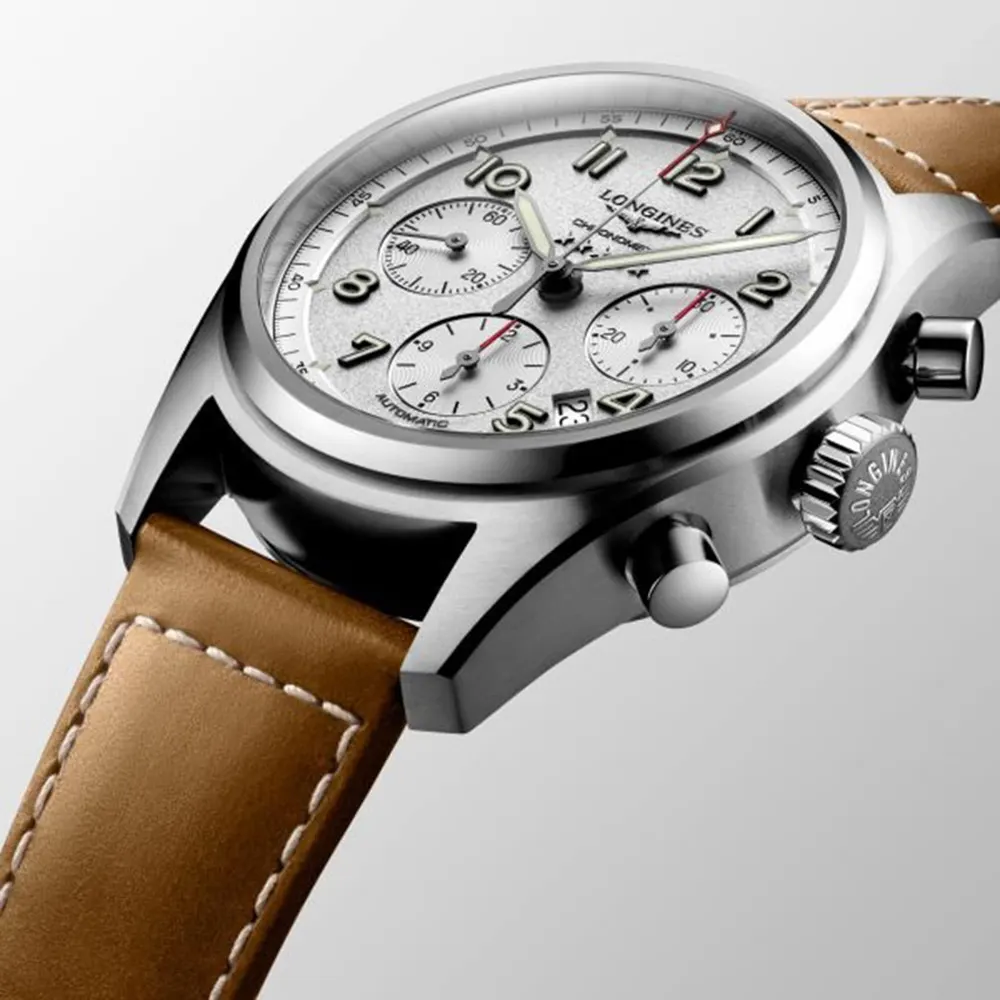 Longines Spirit 42mm Mens Watch in White, additional product view 2