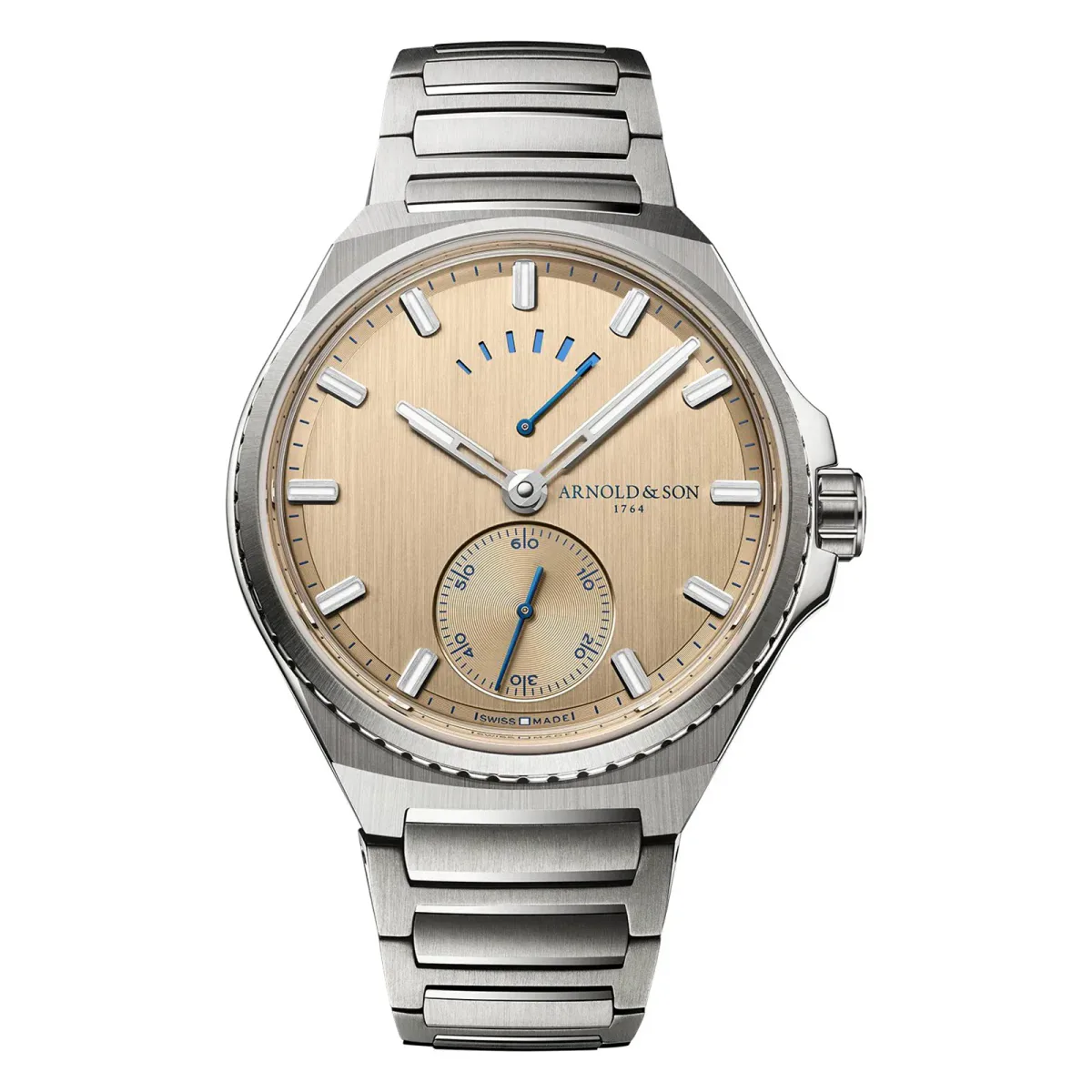 Arnold And Son Chronometry Longitude Titanium 42.5mm Watch Gold