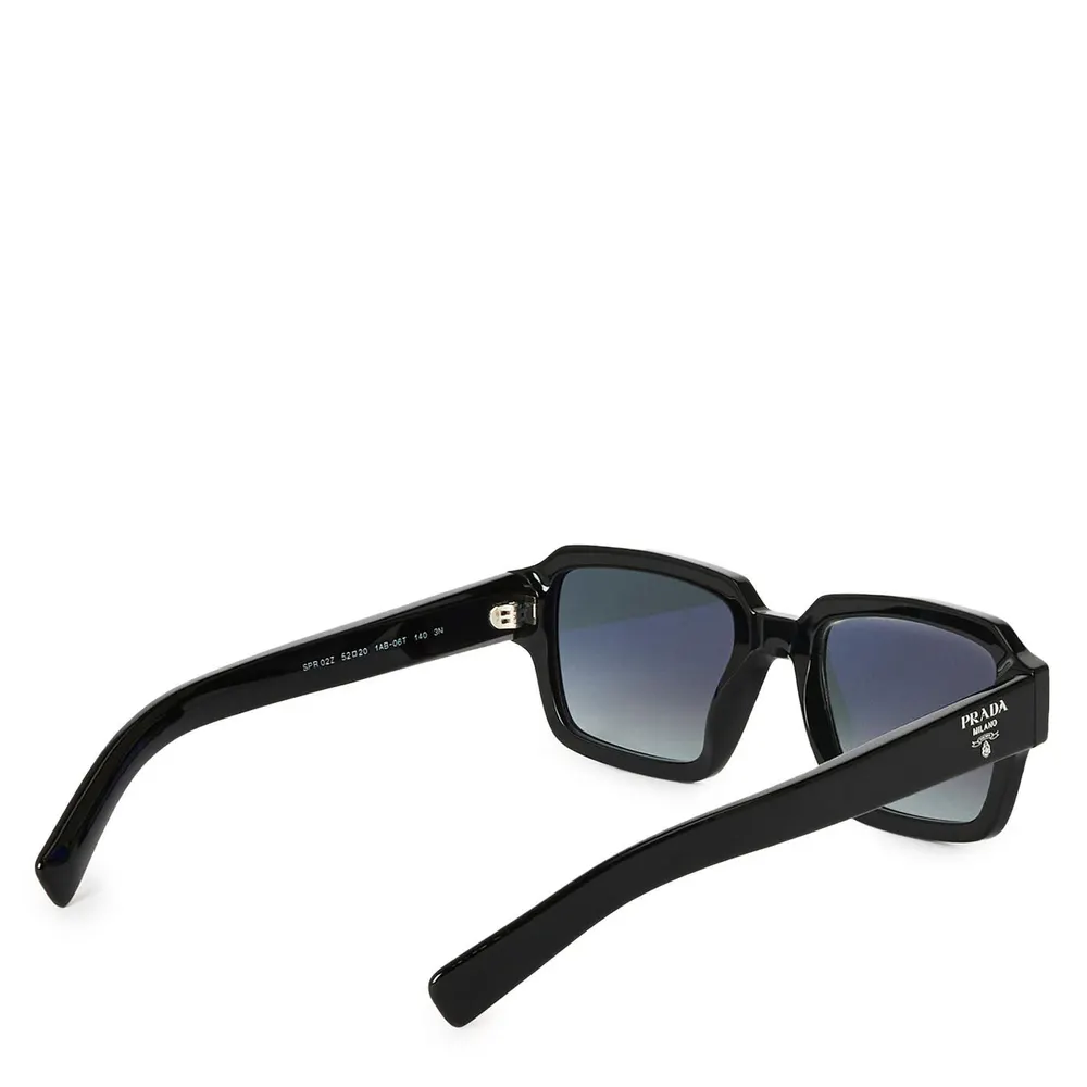 Prada Men's Geometric UV Protection Square Sunglasses detail 2