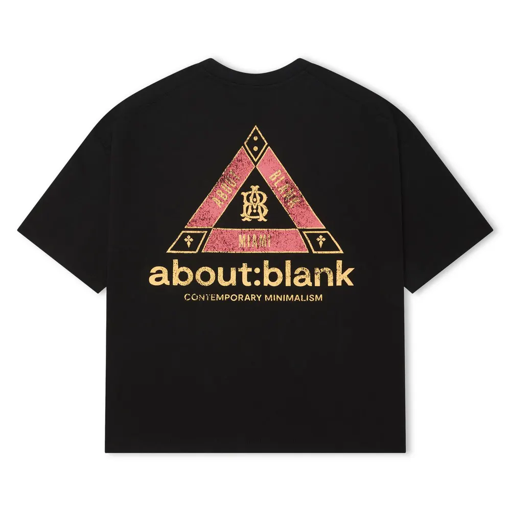 about:blank Men's Oversized Fit T-Shirt detail 2