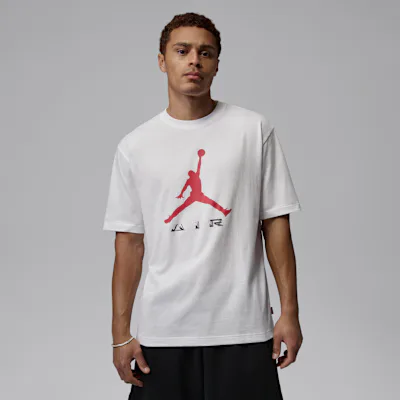 Jordan Brooklyn Men's T-Shirt - White/University Red