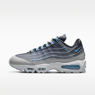 Nike Air Max 95 Big Bubble Tech Men's Shoes - Smoke Grey/White/Black/Football Blue