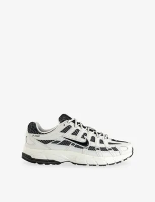 For Him P-6000 Leather and Mesh Trainers - 5.5 in SAIL OFF NOIR MEDIUM ASH – Mens | Trainers | Lace up trainers