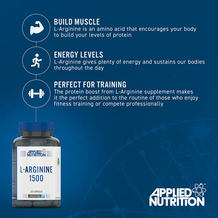 Applied Nutrition L-Arginine 1500 - 120 Capsules detail 2