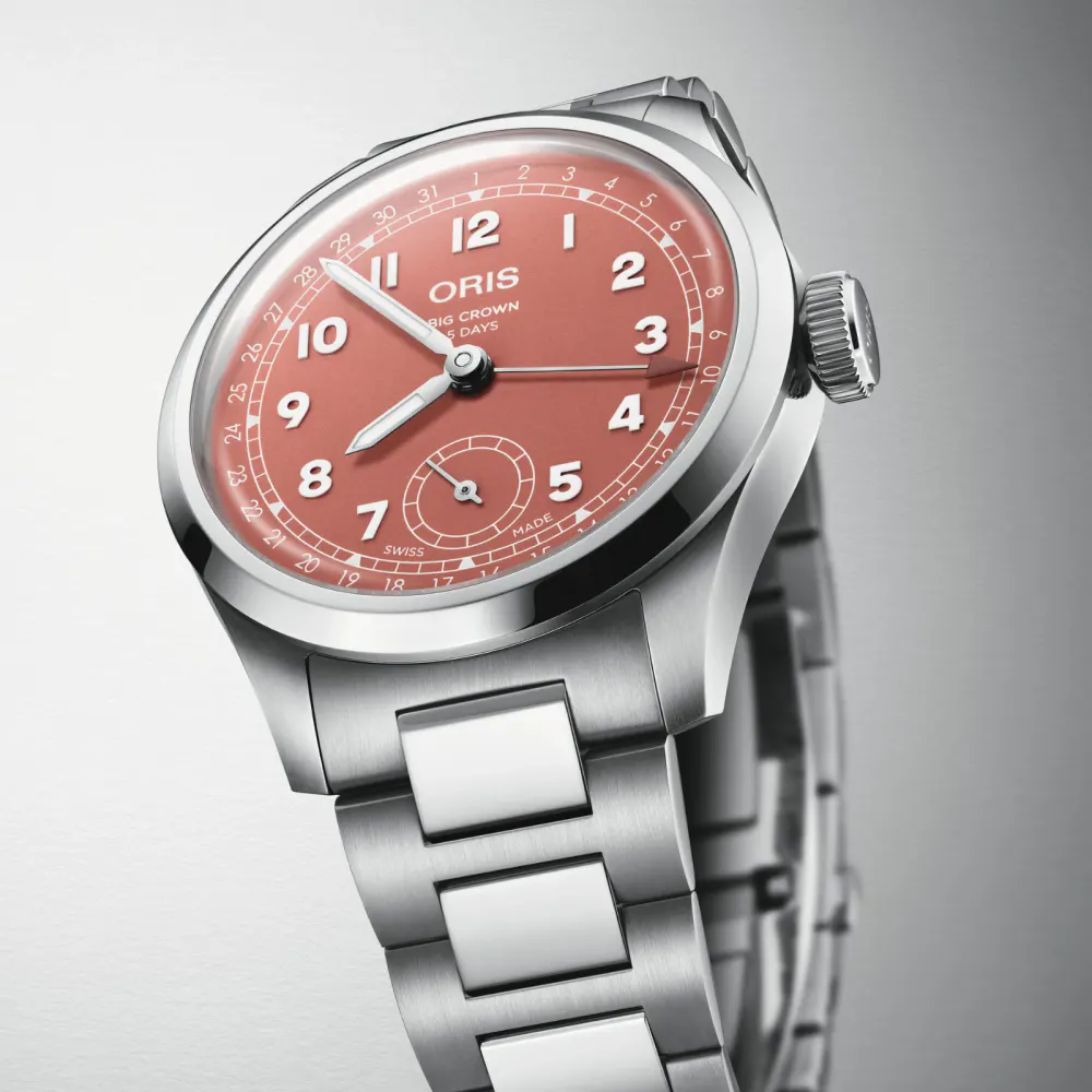 Oris Big Crown Pointer Date Calibre 403 40mm Mens Watch Red detail 2