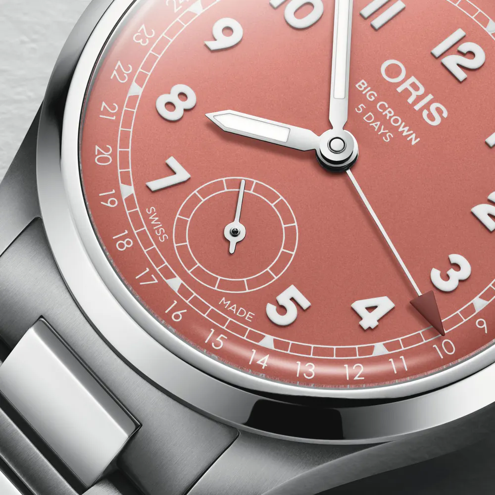 Oris Big Crown Pointer Date Calibre 403 40mm Mens Watch Red detail 3