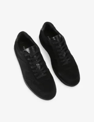 KURT GEIGER LONDON Lloyd Drench Suede Trainers - EUR 40 / 6 UK MEN in BLACK, additional product view 2