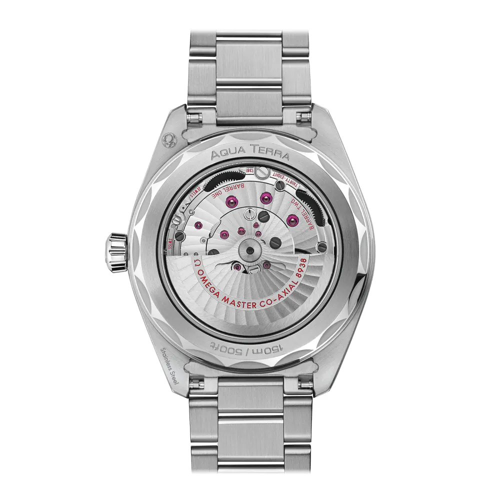 Omega Seamaster Aqua Terra 150m Co Axial Master Chronomaster GMT Worldtimer 43mm Mens Watch Green detail 2