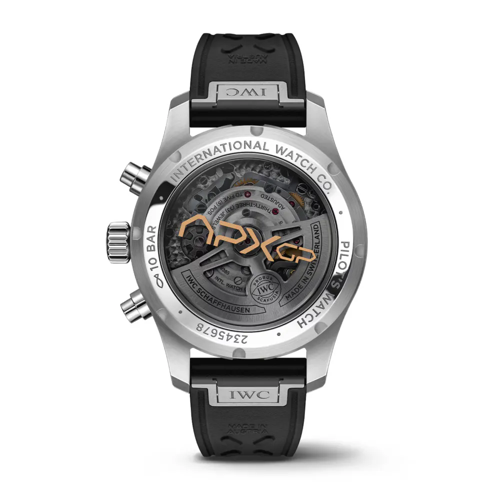 IWC Pilot's Chronograph 41mm APXGP Mens Watch Black detail 2