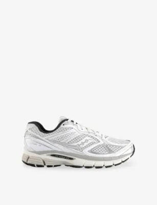 SAUCONY Progrid Guide 7 Woven Trainers - 4 in WHITE BLACK – Mens | Trainers | Lace up trainers