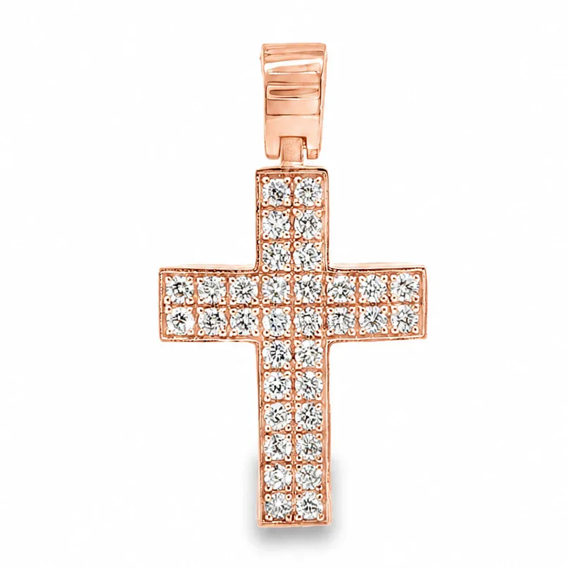RINA - For Him FACTORY VS Arctic Cross Crucifix 17391 in Rose Gold – Pendant