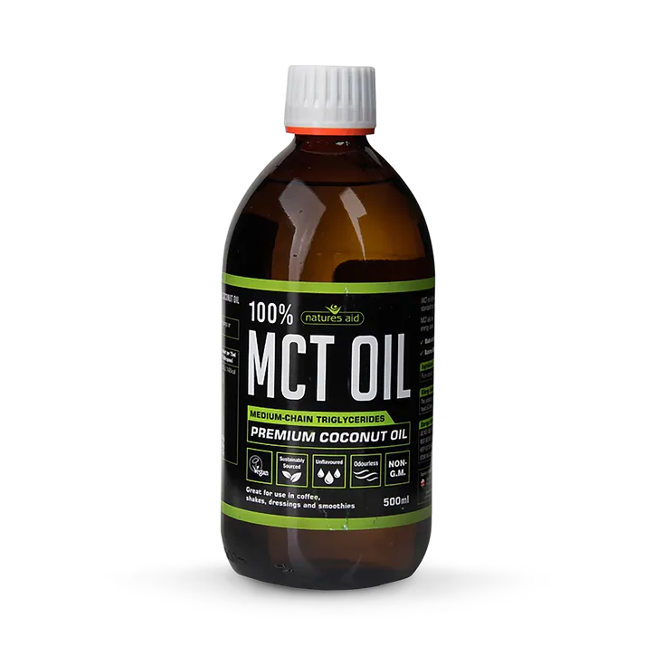 Natures Aid 100% Pure MCT Oil 500ml
